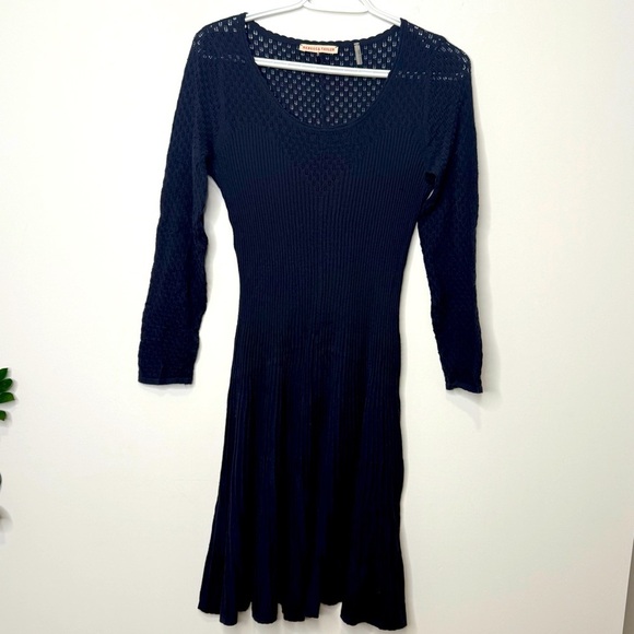 Rebecca Taylor Dresses & Skirts - NEW Rebecca Taylor La Vie Dia Pointelle Sweater Dress Size large